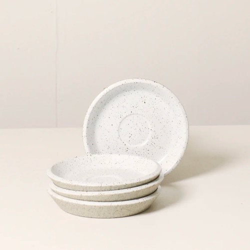 Set of 4 Espresso Saucers / Ritual